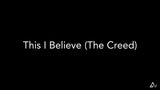 This I Believe (The Creed)